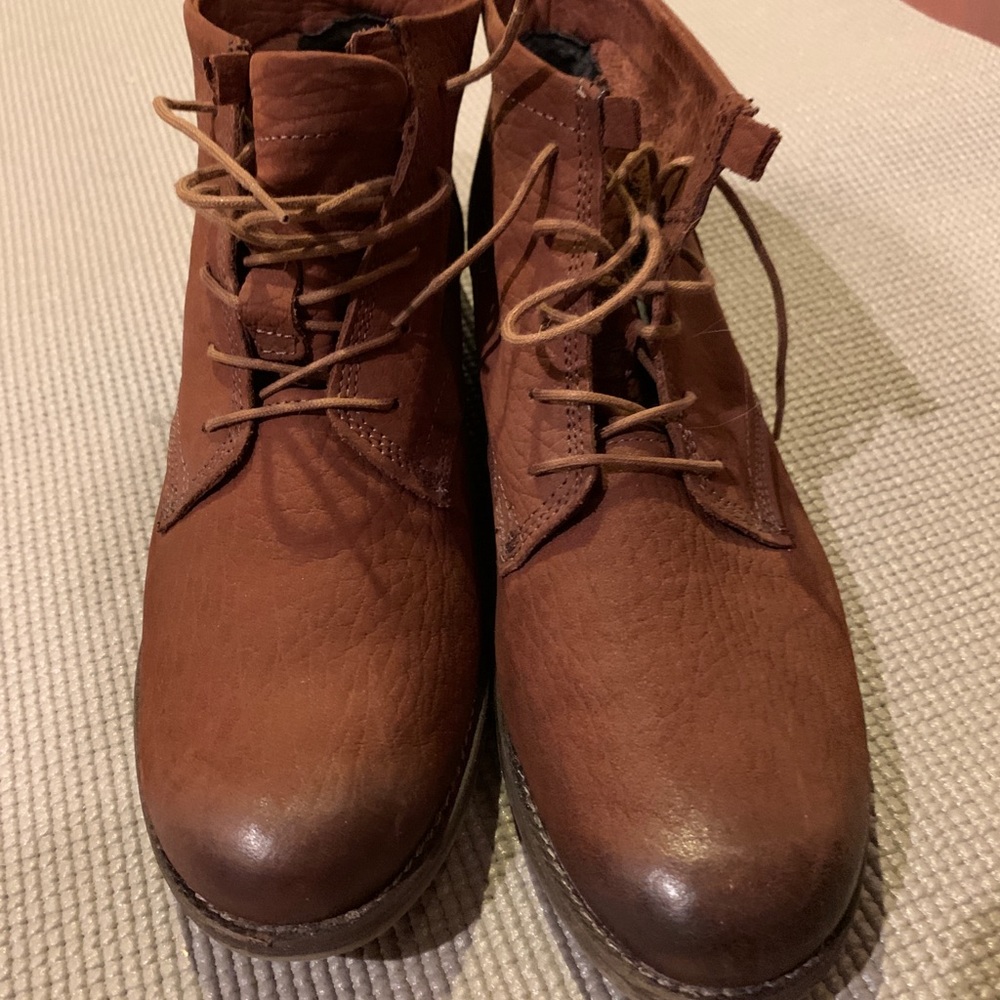 Brown booties